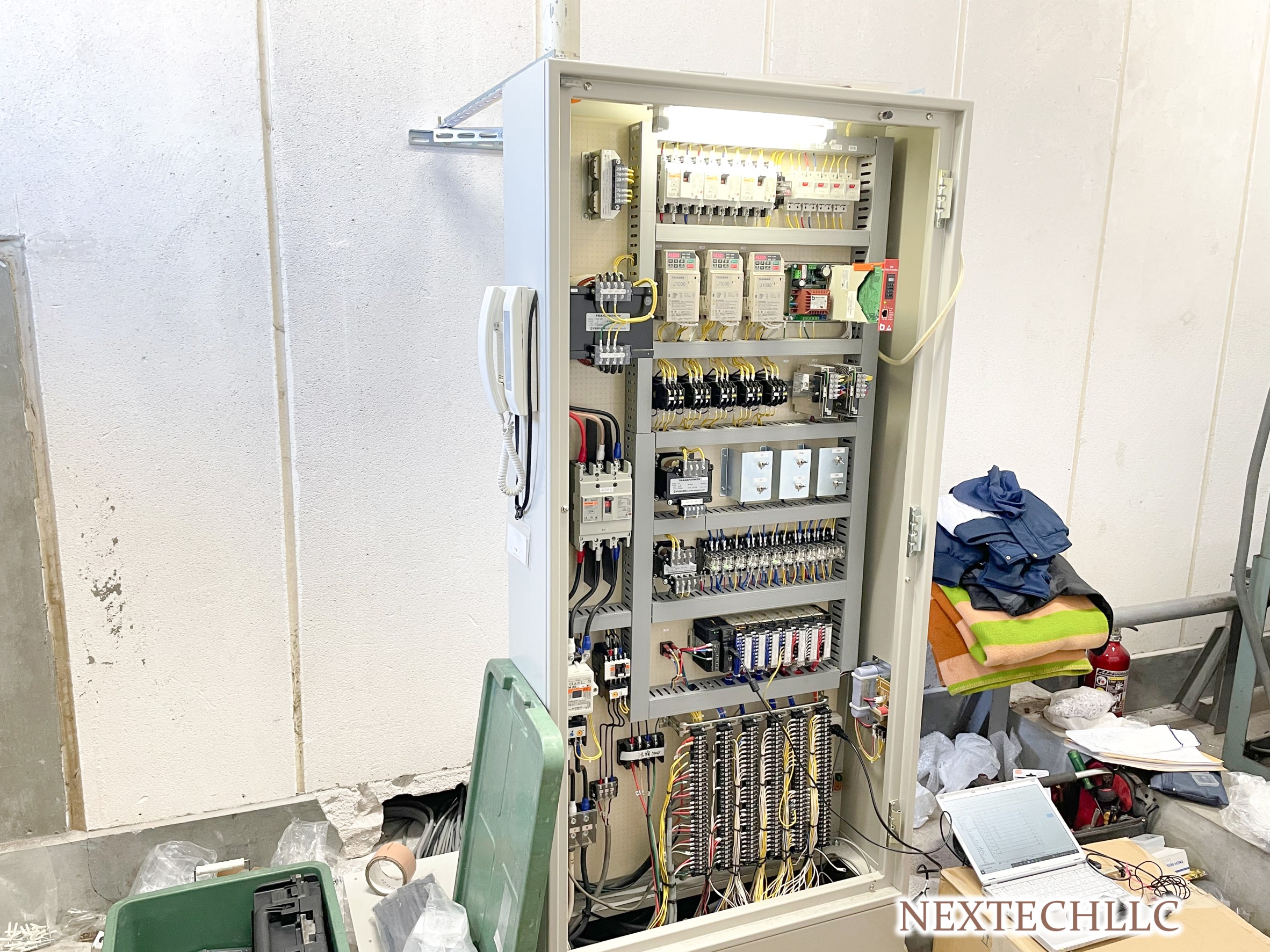 安平町 制御盤入替工事